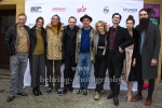 Werner Daehn, Susan Anbeh, Robert Alan Packard, Timo Jacobs, Kiddy Citny (?), Luise von Finckh, Steve Morell, Alexia Sabrina Hahn(?), Neven Pilipovic, "BENCHES OF BERLIN", Photo Call zur Weltpremiere beim Achtung Berlin Filmfestival 2022, Kino Babylon, Berlin, 24.04.2022