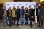 Werner Daehn, Susan Anbeh, Robert Alan Packard, Timo Jacobs, Kiddy Citny (?), Luise von Finckh, Steve Morell, Alexia Sabrina Hahn(?), Neven Pilipovic, "BENCHES OF BERLIN", Photo Call zur Weltpremiere beim Achtung Berlin Filmfestival 2022, Kino Babylon, Berlin, 24.04.2022