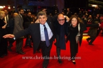 Pietro Bartolo, Gianfranco Rosi, Donatella Palermo ( GOLDENER BÄR FÜR DEN BESTEN FILM (für den Produzenten), - Fuocoammare / Fire at Sea ), and his granddoughter Emma, attend the "Closing Ceremony" - red carpet during 66th Berlinale International Film Festival at the Berlinale-Palast, 20.02.16 in Berlin, Germany,[Photo: Christian Behring]