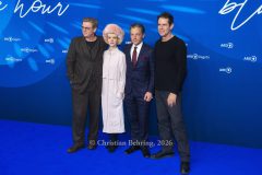 Henk Handloegten, Liv Lisa Fries, Volker Bruch, Tom Tykwer, "BLUE HOUR", Photo Call, Hotel Telegraphenamt, Berlin, 13.02.2026