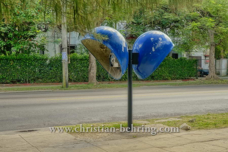Telefonzelle, Miramar, Havanna, Cuba, 01.02.2015 [(c) Christian Behring, www.christian-behring.com]