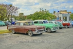 US-Oldtimer auf einem Parkplatz, Miramar, Havanna, Cuba, 01.02.2015 [(c) Christian Behring, www.christian-behring.com]