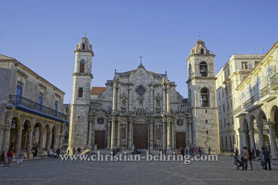 Catedral de la habana, Plaza de la Catedral, la habana vieja, Havanna, Cuba, 28.01.2015 [(c) Christian Behring, www.christian-behring.com]