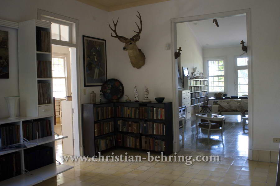 Museo Hemingway (Die Villa des Nobelpreistraegers, in der er von 1940 bis zu seinem Freitod 1961 lebte und arbeitete), Finca la Vigia, San Francisco de Paula, Cuba, 29.01.2015 [(c) Christian Behring, www.christian-behring.com]