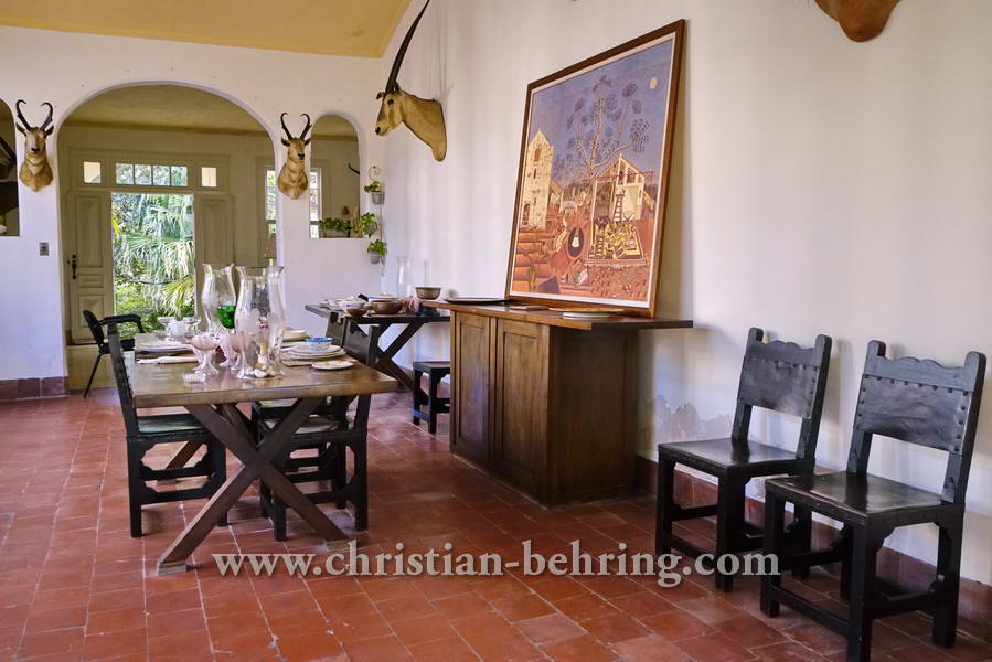 Museo Hemingway (Die Villa des Nobelpreistraegers, in der er von 1940 bis zu seinem Freitod 1961 lebte und arbeitete), Finca la Vigia, San Francisco de Paula, Cuba, 29.01.2015 [(c) Christian Behring, www.christian-behring.com]