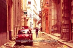 Vauxhall-Oldtimer in einer Nebenstasse des Obispo, La habana vieja, Havanna, Cuba, 31.01.2015 [(c) Christian Behring, www.christian-behring.com]
