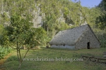 Tabakhuette, Bei einem privaten Tabakbauern in Valle de Vinales (das Tal von Vinales), Cuba, 21.01.2015 [(c) Christian Behring, www.christian-behring.com]