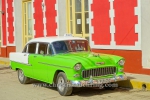 Privat-Taxi, "Chevrolet"-US-Oldtimer in der Altstadt, Trinidad, Cuba, 24.01.2015 [(c) Christian Behring, www.christian-behring.com]