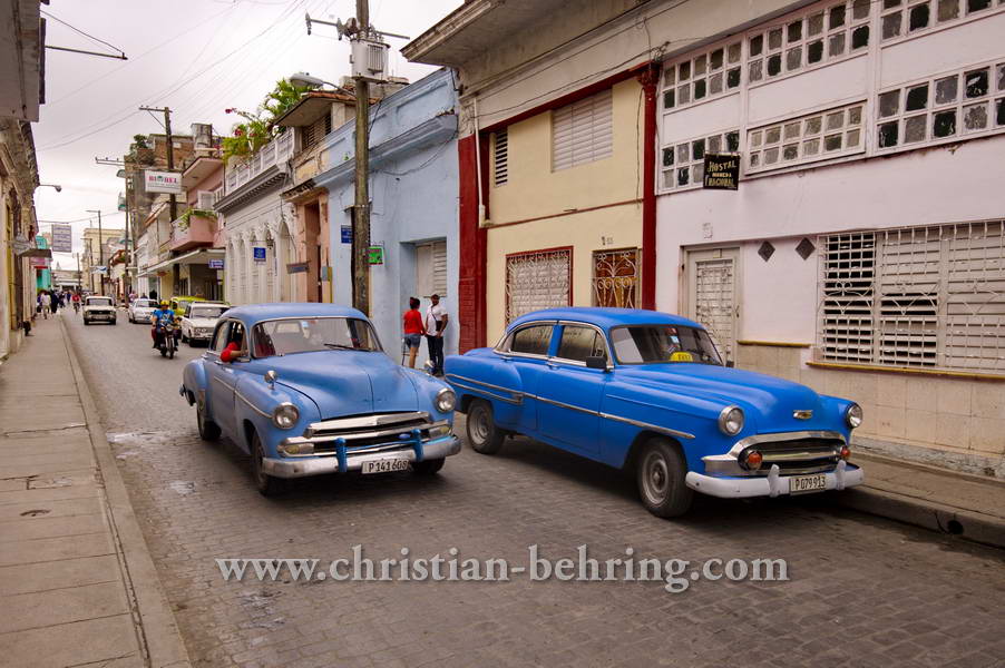 Chevrolet-Oldtimer in der Altstadt, Santa Clara, Cuba, 25.01.2015 [(c) Christian Behring, www.christian-behring.com]