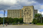 Innenministerium, mit einem Bildnis von Che Guevara und dem Spruch "Hasta la Victoria Siempre" (immer bis zum Sieg) , Plaza de la Revolucion, Havanna, Cuba, 26.01.2015 [(c) Christian Behring, www.christian-behring.com]