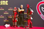 Doppelgänger, "DEADPOOL & WOLVERINE" (Kinostart: 24.07.2024), Rot-Gelber Teppich beim Fan-Event auf dem Uber Platz in Berlin, 07.07.2024