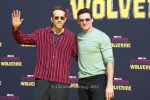 Die Darsteller Ryan Reynolds, Hugh Jackman,  "DEADPOOL & WOLVERINE" (Kinostart: 24.07.2024), Rot-Gelber Teppich beim Fan-Event auf dem Uber Platz in Berlin, 07.07.2024