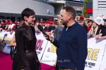 Emma Corrin, Steven Gätjen, "DEADPOOL & WOLVERINE" (Kinostart: 24.07.2024), Rot-Gelber Teppich beim Fan-Event auf dem Uber Platz in Berlin, 07.07.2024