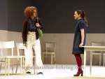 "Der Vater", Mit Anna Thalbach, Nadine Schori, Fotoprobe im Renaissance-Theater am 29.09.2016 in Berlin, Deutschland, [POP-EYE uebernimmt keine Haftung bei einer evtl. Verletzung Rechte Dritter! Weitergabe an Dritte nicht erlaubt. Das Foto ist ein Lichtbildwerk i.S.v. Paragraph 2 Absatz 1 Ziffer 5 UrhRG, Es gelten unsere AGB. Nur redaktionelle Nutzung, Nutzung Honorar-& MwSt. pflichtig! Geschäftsbedingungen des Bestellers, die von diesen AGB abweichen, werden nicht anerkannt und auch dann nicht Vertragsinhalt,wenn ihnen nicht ausdrücklich widersprochen worden ist! POP-EYE, Brigitte Heinrich, www.POP-EYE.de]