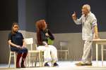 "Der Vater", Mit Walter Kreye, Anna Thalbach, Nadine Schori, Fotoprobe im Renaissance-Theater am 29.09.2016 in Berlin, Deutschland, [POP-EYE uebernimmt keine Haftung bei einer evtl. Verletzung Rechte Dritter! Weitergabe an Dritte nicht erlaubt. Das Foto ist ein Lichtbildwerk i.S.v. Paragraph 2 Absatz 1 Ziffer 5 UrhRG, Es gelten unsere AGB. Nur redaktionelle Nutzung, Nutzung Honorar-& MwSt. pflichtig! Geschäftsbedingungen des Bestellers, die von diesen AGB abweichen, werden nicht anerkannt und auch dann nicht Vertragsinhalt,wenn ihnen nicht ausdrücklich widersprochen worden ist! POP-EYE, Brigitte Heinrich, www.POP-EYE.de]