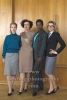 "DEUTSCHLAND 86", Sonja Gerhardt, Maria Schrader, Florence Kasumba, Anke Engelke, Photo Call am Set im Stasimuseum Berlin in der Zentrale des MfS, Berlin, 04.12.2017,