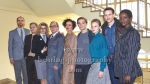 "DEUTSCHLAND 86", Niels Bormann, Sylvester Groth, Anke Engelke, Uwe Preuss, Maria Schrader, Jonas Nay, Sonja Gerhardt, Vladimir Burlakov, Florence Kasumba, Photo Call am Set im Stasimuseum Berlin in der Zentrale des MfS, Berlin, 04.12.2017,
