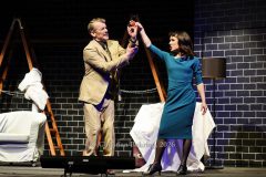 Johannes Kalle Schäfer und Mascha Stummer, "Die 39 Stufen", Fotoprobe zur Kriminalkomödie am 18.03.2026, Premiere im Berliner Kriminaltheater, Berlin, 02.04.2026