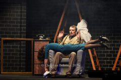 Johannes Kalle Schäfer und Mascha Stummer, "Die 39 Stufen", Fotoprobe zur Kriminalkomödie am 18.03.2026, Premiere im Berliner Kriminaltheater, Berlin, 02.04.2026