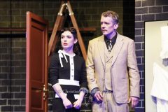 Johannes Kalle Schäfer und Mascha Stummer, "Die 39 Stufen", Fotoprobe zur Kriminalkomödie am 18.03.2026, Premiere im Berliner Kriminaltheater, Berlin, 02.04.2026