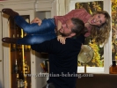 "Die Bergretter" (6 Folgen ab 17.11.2015 um 20.15 Uhr im ZDF), Luise Baehr und Sebastian Stroebel, Photo Call im Cafe Einstein, Berlin, 02.11.2016 [Photo: Christian Behring]