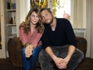 "Die Bergretter" (6 Folgen ab 17.11.2015 um 20.15 Uhr im ZDF), Luise Baehr und Sebastian Stroebel, Photo Call im Cafe Einstein, Berlin, 02.11.2016 [Photo: Christian Behring]