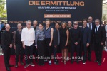 RP Kahl, Arndt Schwering-Sohnrey, Marcel Hansema, Robert Mika, Eva Maria Jost, Nico Ehrenteit, Marek Harloff, Nadja Weiss, Thomas Meinhardt, Thomas Ranft, Lasse Myhr, Alexander von Dülmen, Rainer Bock, "DIE ERMITTLUNG", Photo Call am Roten Teppich zur Berlin-Premiere im ZOO Palast, Berlin, 16.07.2024