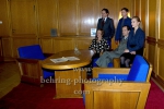 Uwe Kockisch, Ruth Reinecke, Florian Lukas, Joerg Hartmann, Anna Loos,  WEISSENSEE, Stasi-Museum in Berlin, 04.11.2014, Photo Call am Set (Photo: Christian Behring)