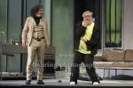 Aljoscha Stadelmann (Bernhard), Harald Schrott (Der Mann), "EINSZWEIUNDZWANZIG VOR DEM ENDE" (Deutschsprachige Erstaufführung), Fotoprobe am 02.06.2023 im Renaissance-Theater, Berlin, Premiere: 04.06.2023
