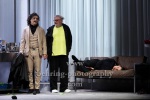 Aljoscha Stadelmann (Bernhard), Harald Schrott (Der Mann), "EINSZWEIUNDZWANZIG VOR DEM ENDE" (Deutschsprachige Erstaufführung), Fotoprobe am 02.06.2023 im Renaissance-Theater, Berlin, Premiere: 04.06.2023