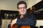 Pierluigi Ruggiero (Cellist und Künstlerischer Leiter), "Ensemble SineQuaNon Berlin", Probe zum Konzert am 15.06.2025 im Konzerthaus Am Gendarmenmarkt, Music Academy, Berlin, 13.06.2025