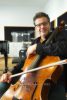 Pierluigi Ruggiero (Cellist und Künstlerischer Leiter), "Ensemble SineQuaNon Berlin", Probe zum Konzert am 15.06.2025 im Konzerthaus Am Gendarmenmarkt, Music Academy, Berlin, 13.06.2025