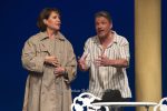 Janina Hartwig, Hardy Krüger, "FISCH SUCHT FAHRRAD", Fotoprobe am 14.05.2025 im Schlosspark Theater, Berlin, Premiere: 17.05.2025