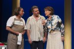 Janina Hartwig, Dieter Landuris, Hardy Krüger, "FISCH SUCHT FAHRRAD", Fotoprobe am 14.05.2025 im Schlosspark Theater, Berlin, Premiere: 17.05.2025