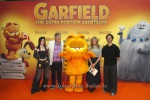 AnniTheDuck, Hape Kerkeling, Anke Engelke, Aurel Mertz, "GARFIELD - Eine extra Portion Abenteuer", Photocall am Orangenen Teppich zur Deutschland-Premiere, Kino in der Kulturbrauerei, Berlin, 05.05.2024