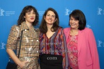 Friederike Becht (Darstellerin Nina), Regisseurin und Ko-Autorin Tanja Egen, Marion Ottschick (Darstellerin Konnie), "GERANIEN", Weltpremiere im Rahmen der 73. Internationale Filmfestspiele Berlin Sektion "Perspektive Deutsches Kino", Kino International, Berlin, 20.02.2023