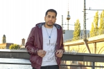 "Kid Colling Cartel" (Konzert am 21.10.2018 im HANGAR 49), Kid Colling, Photocall, An der Michaelkirchbruecke, Berlin, 21.10.2018 (Photo: Christian Behring)