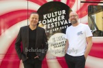 Klaus Lederer und Moritz van Dülmen, "Kultursommerfestival Berlin 2022 ", Pressekonferenz, Podewil, Berlin, 17.06.2022