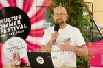 Geschäftsführer von Kulturprojekte Berlin Moritz van Dülmen, "Kultursommerfestival Berlin 2022 ", Pressekonferenz, Podewil, Berlin, 17.06.2022