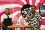 Initiatoren des PEACE x PEACE Festivals Fetsum und Teddy, "Kultursommerfestival Berlin 2022 ", Pressekonferenz, Podewil, Berlin, 17.06.2022