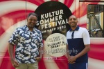 Initiatoren des PEACE x PEACE Festivals Fetsum und Teddy, "Kultursommerfestival Berlin 2022 ", Pressekonferenz, Podewil, Berlin, 17.06.2022