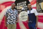Initiatoren des PEACE x PEACE Festivals Fetsum und Teddy, "Kultursommerfestival Berlin 2022 ", Pressekonferenz, Podewil, Berlin, 17.06.2022