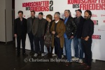 Team mit Henry Hübchen, Corinna Harfouch, Thomas Thieme, Winfried Glatzeder, Regisseur Robert Thalheim, "KUNDSCHAFTER DES FRIEDENS 2", Photocall am Roten Teppich zur Publikumspremiere, Colosseum, Berlin, 15.01.2025