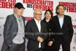 "Kundschafter des Friedens", Michael Gwisdek (Hauptdarsteller), Henry Huebchen (Hauptdarsteller), Antje Traue (Hauptdarstellerin), Winfried Glatzeder (Hauptdarsteller), Premiere im Kino INTERNATIONAL am 17.01.2017 in Berlin