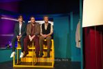 Steffen Melies (Yvan), Johannes Hallervorden (Marc), Daniel Wobetzky (Serge), Irene Christ (Regie), "KUNST", Fotoprobe am 03.04.2024 im Theater Am Frankfurter Tor, Berlin, Premiere am 05.04.2024