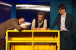 Steffen Melies (Yvan), Johannes Hallervorden (Marc), Daniel Wobetzky (Serge), Irene Christ (Regie), "KUNST", Fotoprobe am 03.04.2024 im Theater Am Frankfurter Tor, Berlin, Premiere am 05.04.2024