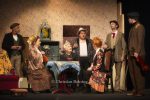 Vera Müller (Mrs. Wilberforce), Thilo Herrmann (Prof. Marcus), Silvio Hildebrandt (Dr. Courtenay), Pablo Nina Toculescu (Willie Knoxton), Alejandro Ramon Alonso (Mr. Thompson, Polizist, Mr. Gordon), Katrin Martin (G. Livingstone), Jutta Schröder (H. Plimshead), "LADYKILLERS", Fotoprobe am 29.09.2025 im Berliner Kriminaltheater, Berlin, Premiere: 15.10.2025