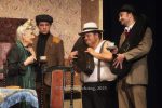 Vera Müller (Mrs. Wilberforce), Henning Wolff (Louis Harvey), Pablo Nina Toculescu (Willie Knoxton), Thilo Herrmann (Prof. Marcus), "LADYKILLERS", Fotoprobe am 29.09.2025 im Berliner Kriminaltheater, Berlin, Premiere: 15.10.2025