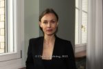 "MASHA TOKAREVA", Photocall und Interview zum "Erzgebirgskrimi - Die letzte Note" (ZDF am 26.04.2025 um 20:15 Uhr), Vertretung des Freistaates Sachsen beim Bund, Berlin, 09.04.2025