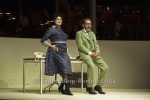 Andreja Schneider (Emma Puhlmann), Thorsten Merten (Robert Kuckuck), "MESSESCHLAGER GISELA", Komische Oper im Zelt am Roten Rathaus, Berlin, Premiere: 08.06.2024